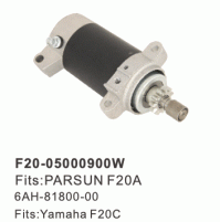 4 STROKE -STARTER MOTOR  - PARSUN F20A -6AH-81800-00-YAMAHA F20C -F20-05000900W Parsun